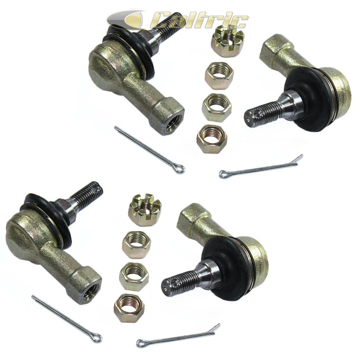 2 Sets of TIE ROD END KIT FITS POLARIS SCRAMBLER 50 90 2001 2002 2003