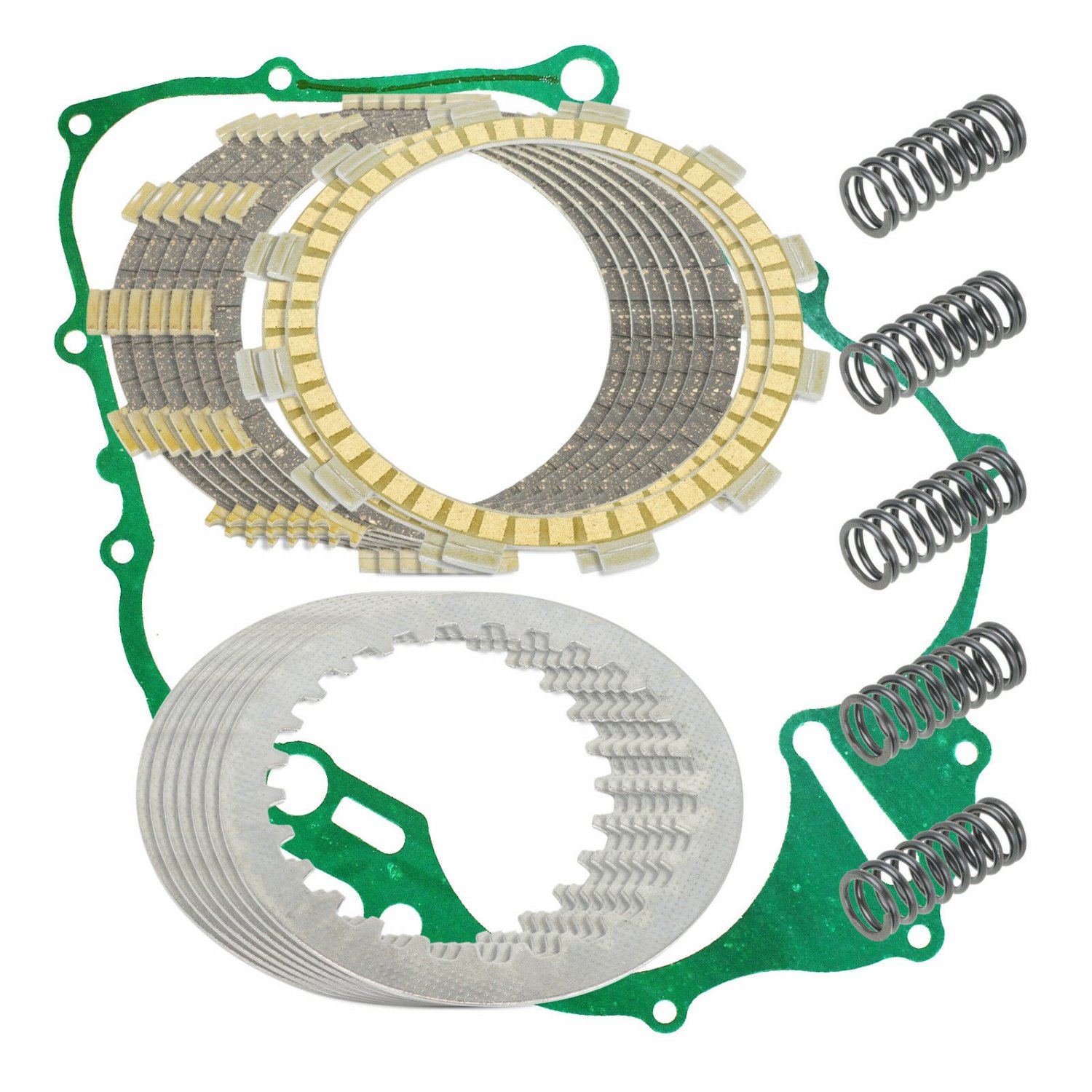 CLUTCH FRICTION PLATES and GASKET KIT YAMAHA RAPTOR 660R YFM660R 2001-2005