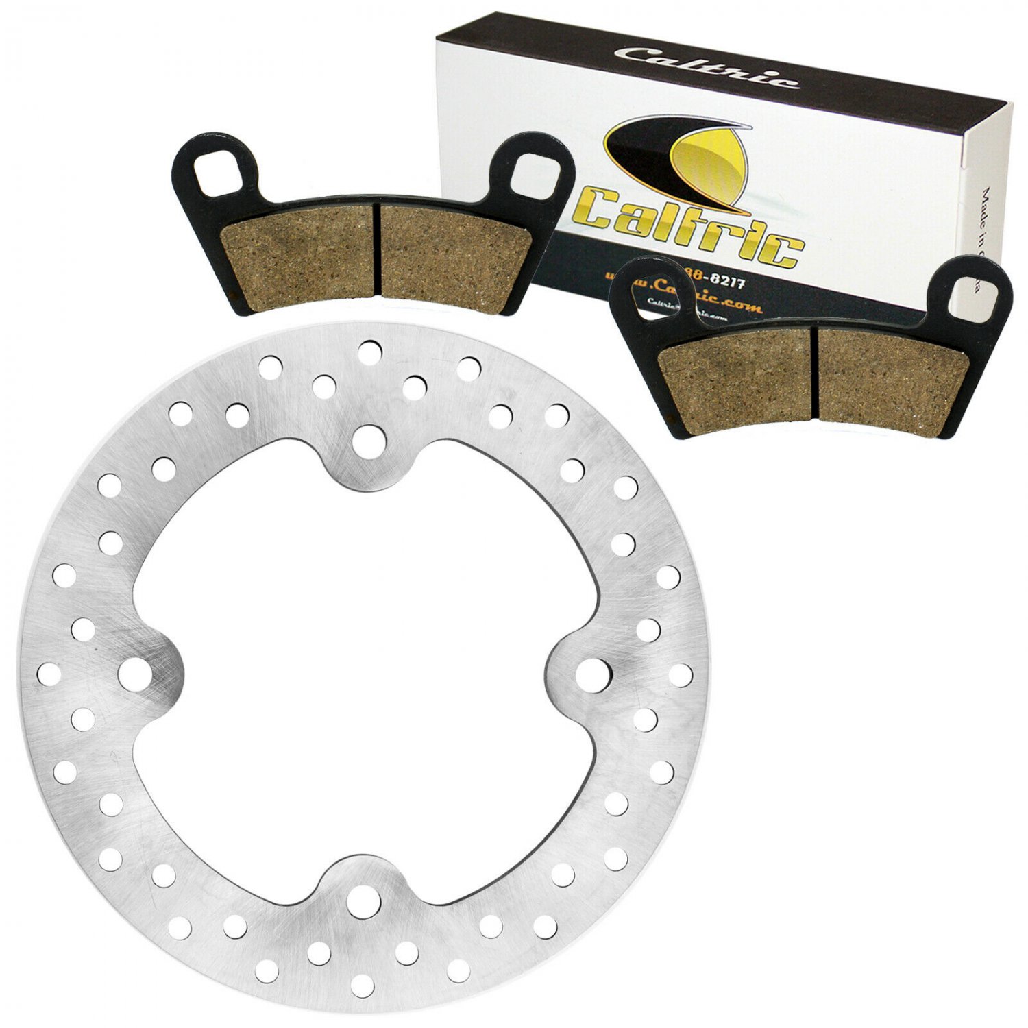 FRONT BRAKE DISC ROTOR and PADS FITS Polaris RZR S 800 EFI 2009 2010 2011-2014