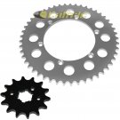 Front & Rear Sprockets Kit Fits KAWASAKI KX250 1992 1993 1994 1995 1996