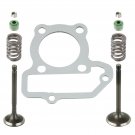 CYLINDER HEAD INTAKE EXHAUST VALVE KIT Fits YAMAHA GRIZZLY 125 YFM125 2004-2013