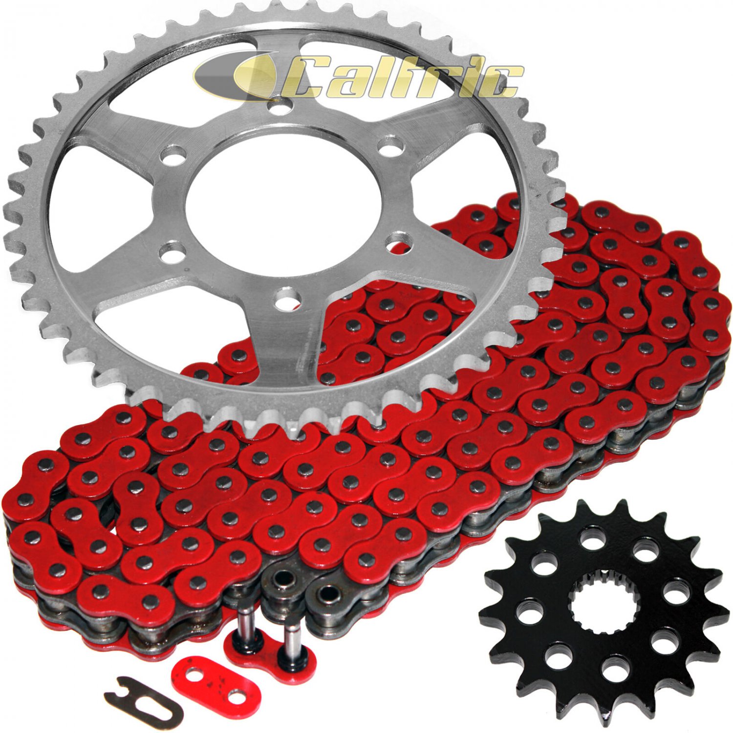 Red O-Ring Drive Chain & Sprockets Kit Fits KAWASAKI ZX1400 Ninja ZX-14 2006-11