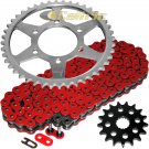 Red O-Ring Drive Chain & Sprockets Kit Fits KAWASAKI ZX1400 Ninja ZX-14 2006-11