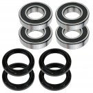 4 FRONT or REAR WHEEL KNUCKLE BEARING SEAL FOR Yamaha WOLVERINE 700 YXE70 16-17