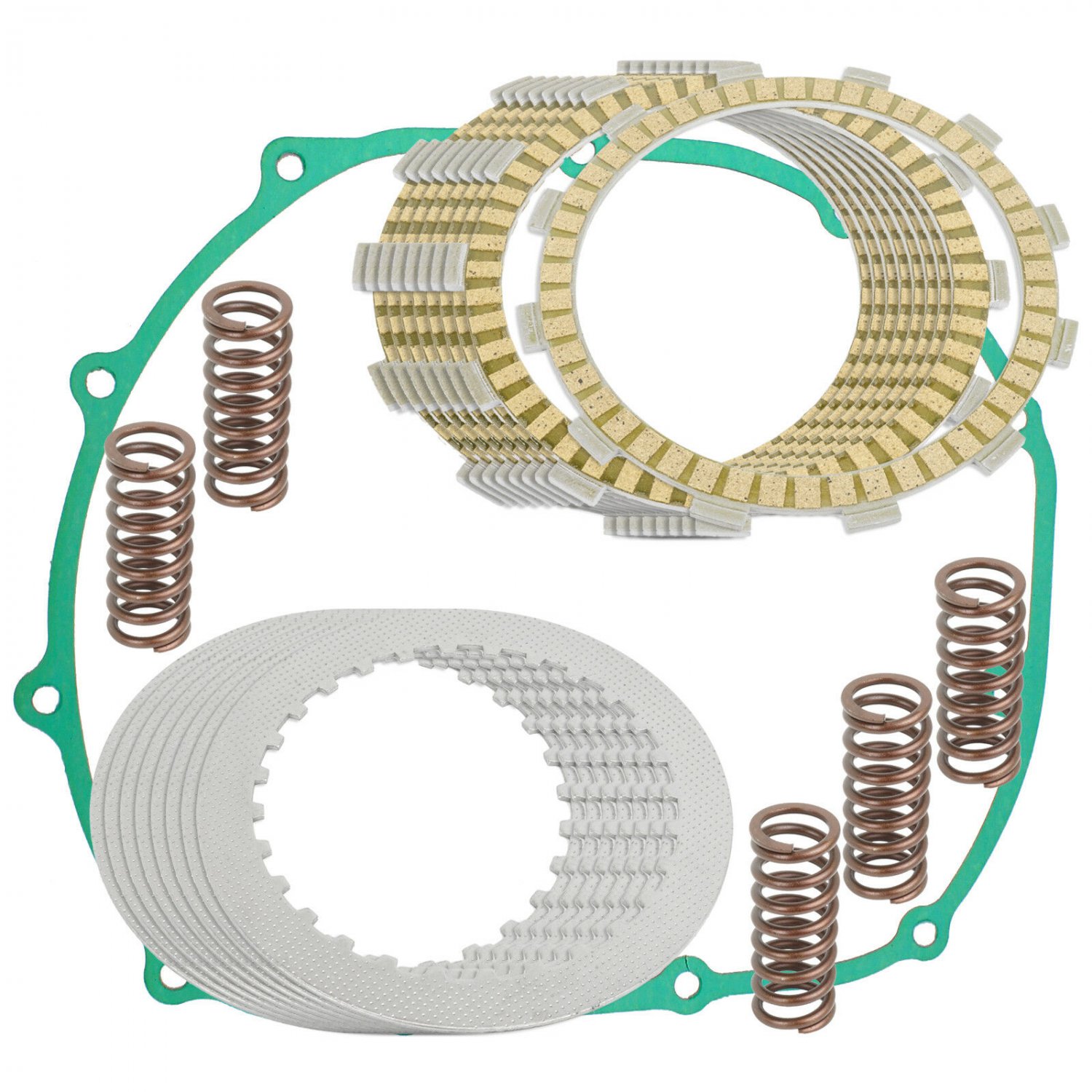 CLUTCH FRICTION PLATES and GASKET KIT Fits HONDA CBR1000F 1987-1996
