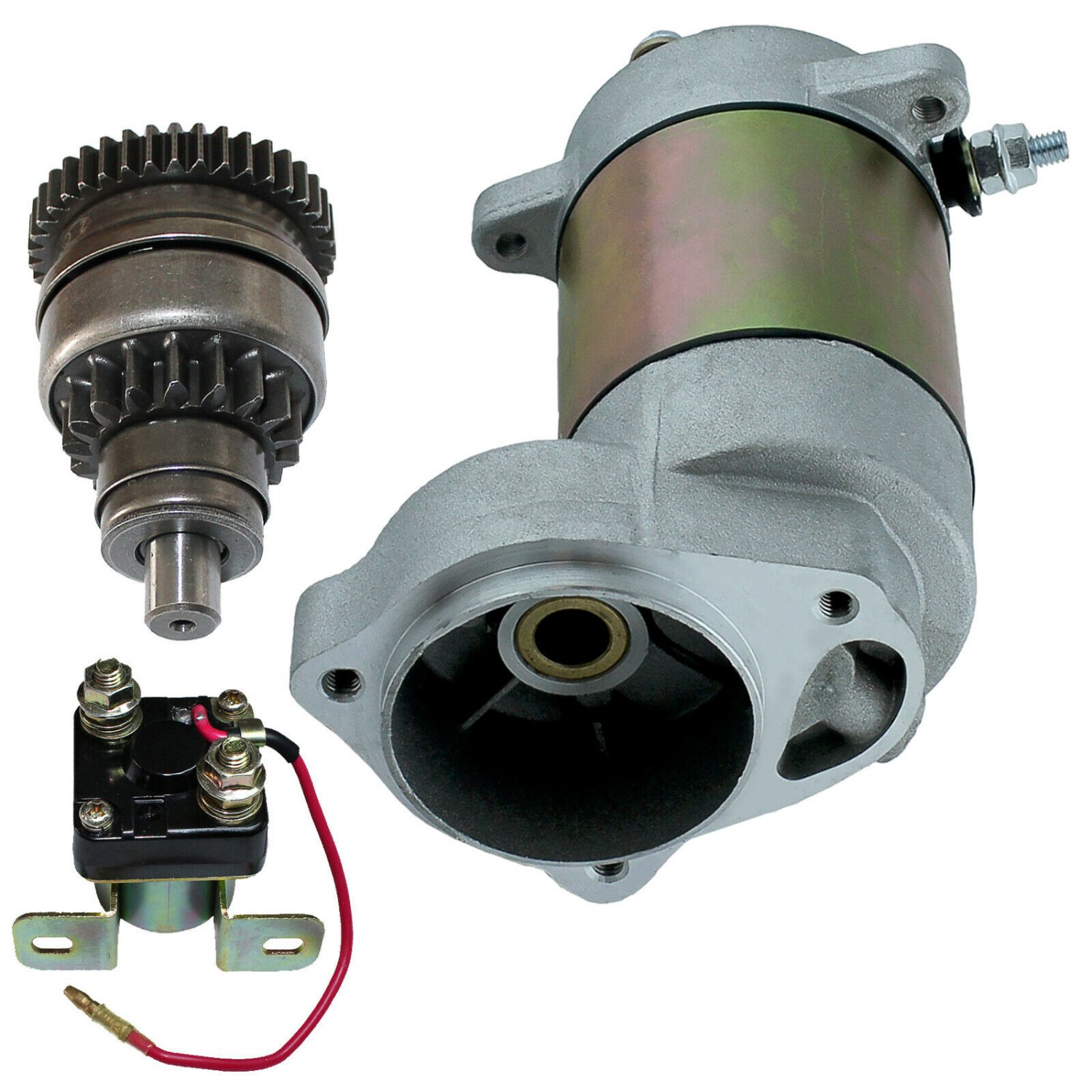 Starter Drive & Relay Solenoid FITS POLARIS 250 350 2x4 4x4 6x6 1993
