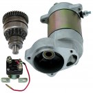 Starter Drive & Relay Solenoid FITS POLARIS 250 350 2x4 4x4 6x6 1993
