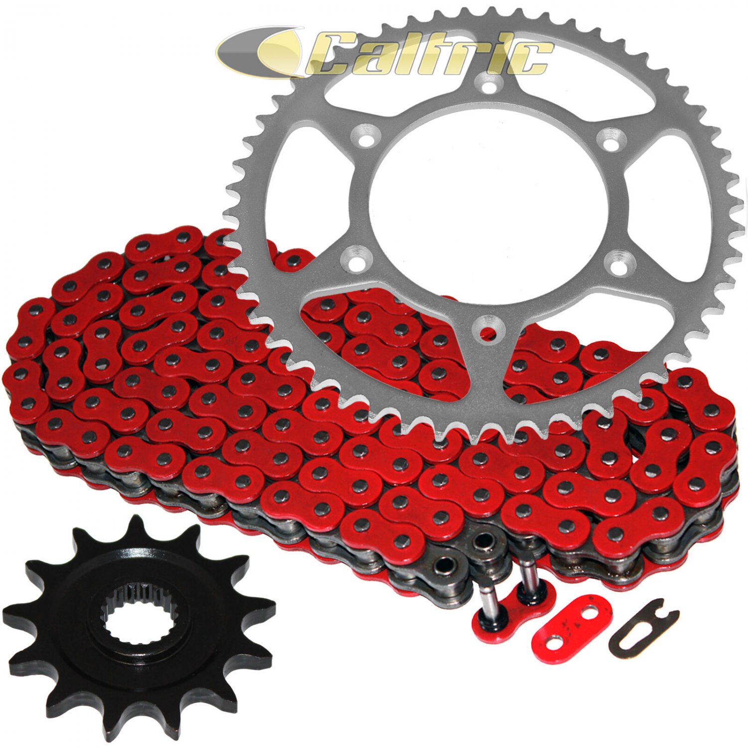 Red O-Ring Drive Chain & Sprocket Kit Fits HONDA CR125R 1987-2003