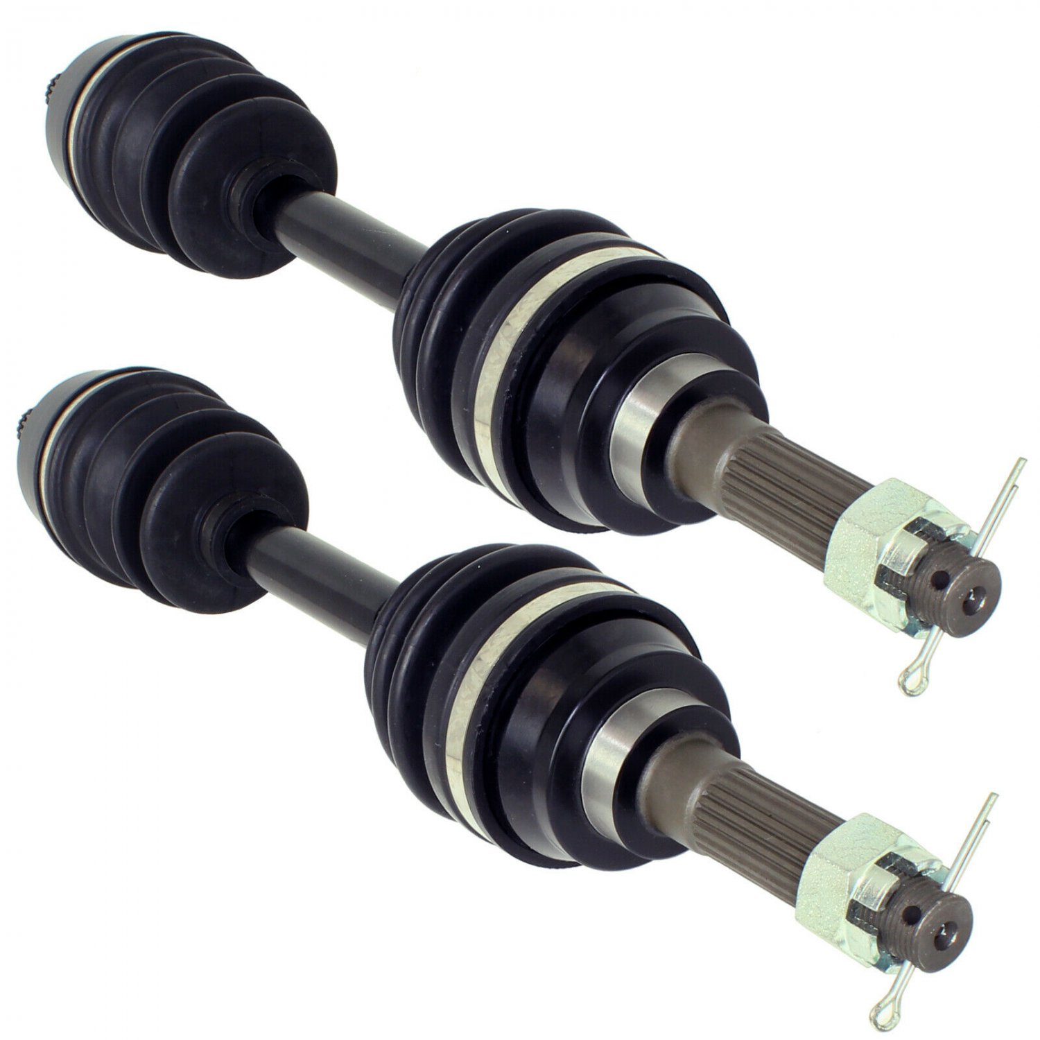 FRONT LEFT and RIGHT COMPLETE AXLES Fits KAWASAKI PRAIRIE 400 KVF400 4X4 1997-02
