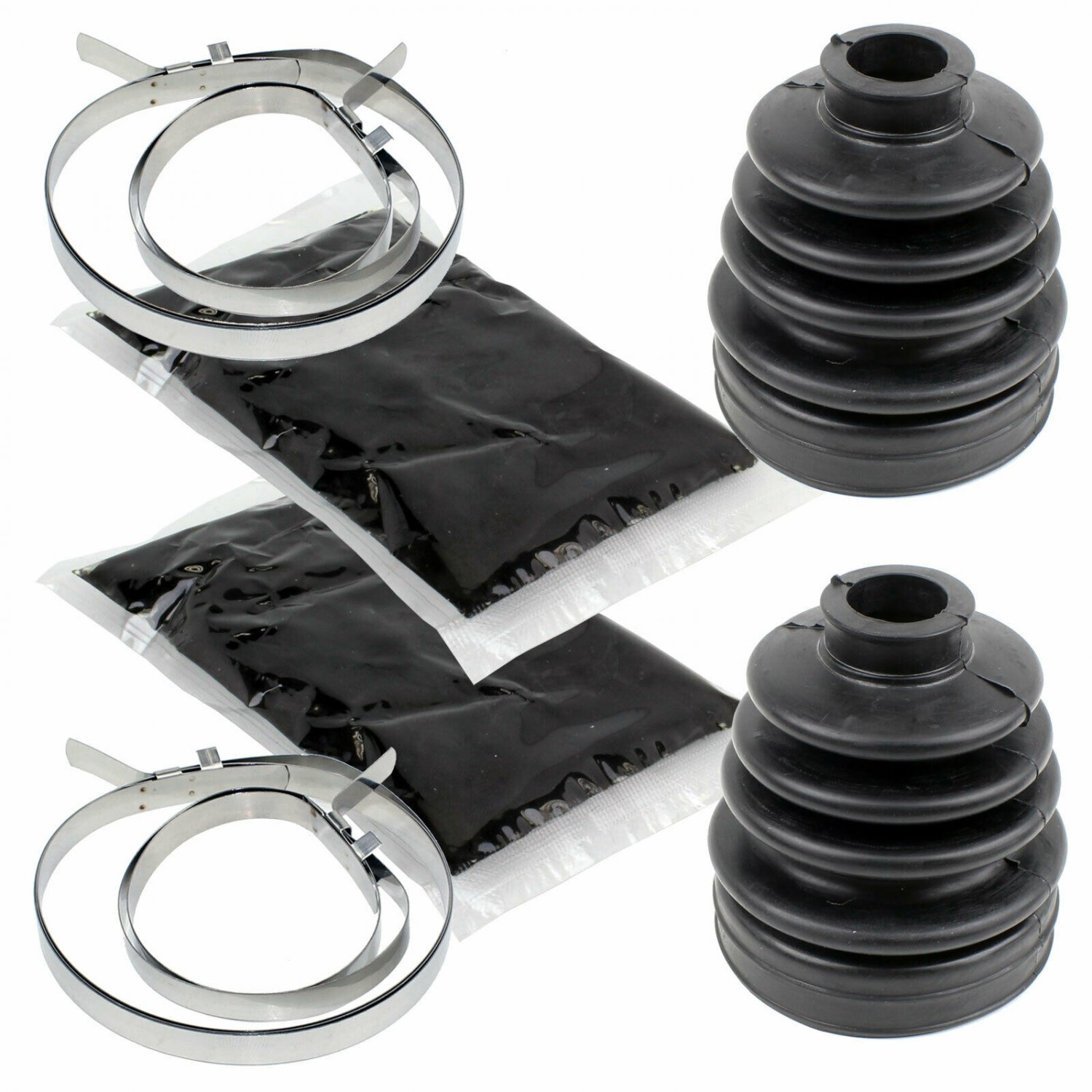REAR AXLE INNER OUTER CV BOOT KIT Fits POLARIS SPORTSMAN ACE 325 500 570 900