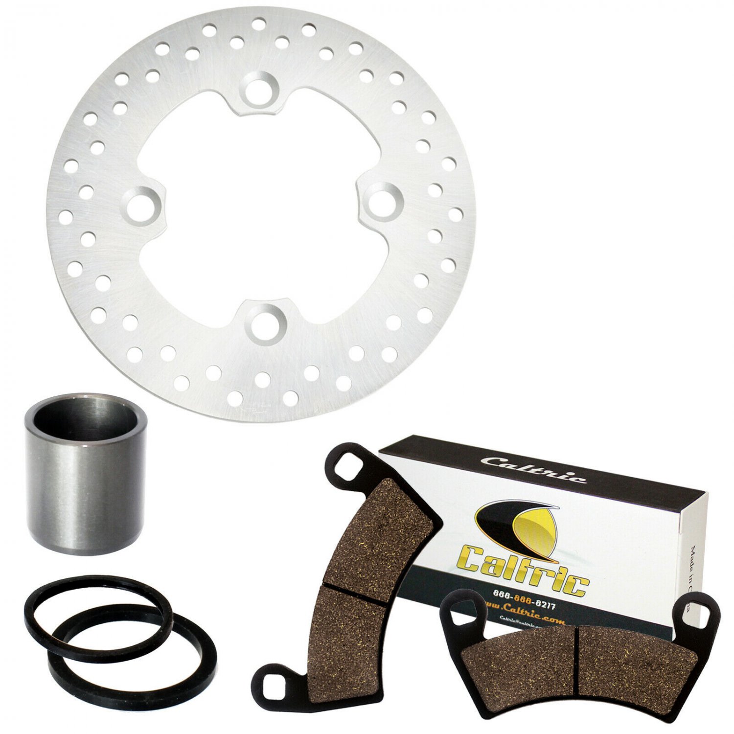 REAR BRAKE DISC ROTOR PISTON w/ PADS FITS Polaris RZR 4 XP 900/ XP 4 900 2012-13