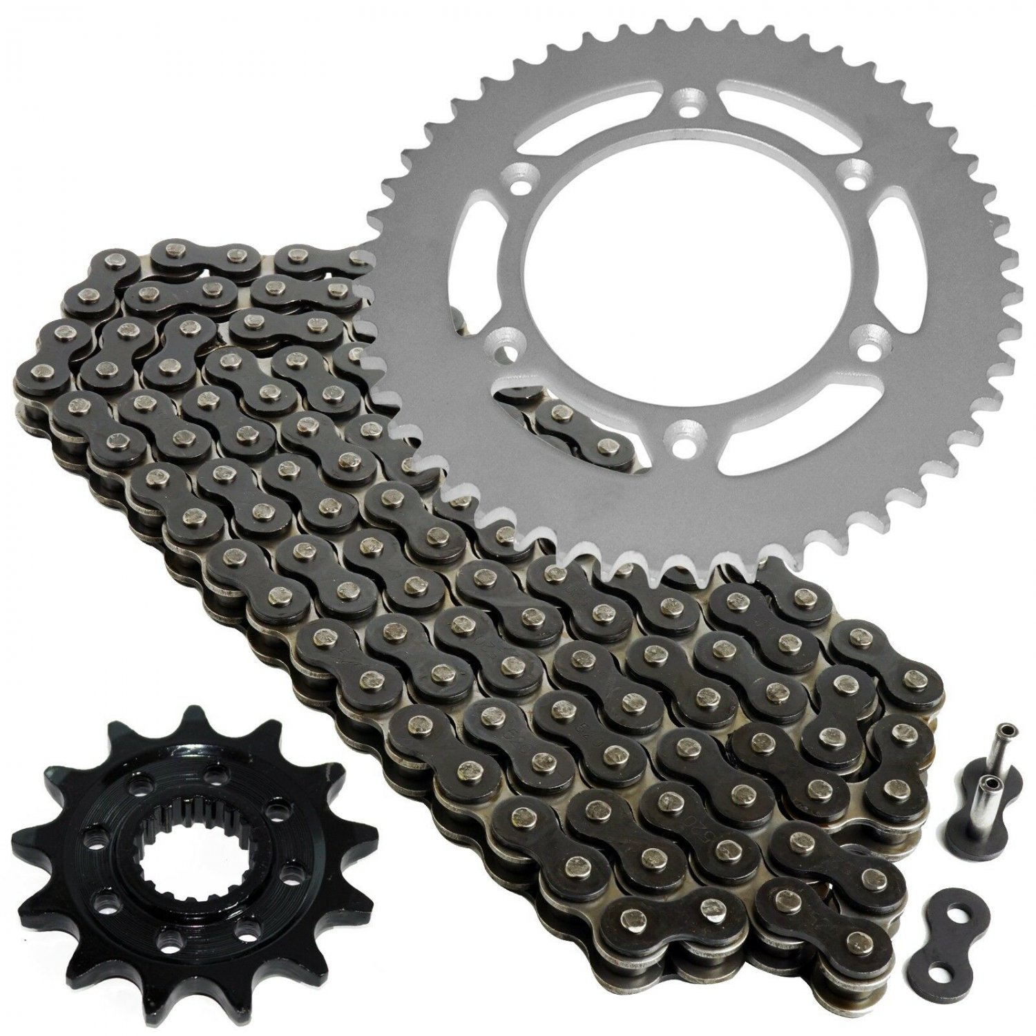 Black Drive Chain and Sprocket Kit Fits HONDA CR250R 1995-2001 2003