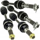 FRONT REAR LEFT RIGHT COMPLETE AXLES Fits YAMAHA GRIZZLY 400 YFM400FG 4WD 07 08