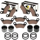 FRONT REAR BRAKE CALIPER PISTON w/PADS FOR Polaris RANGER XP 700 4X4 2005-2006