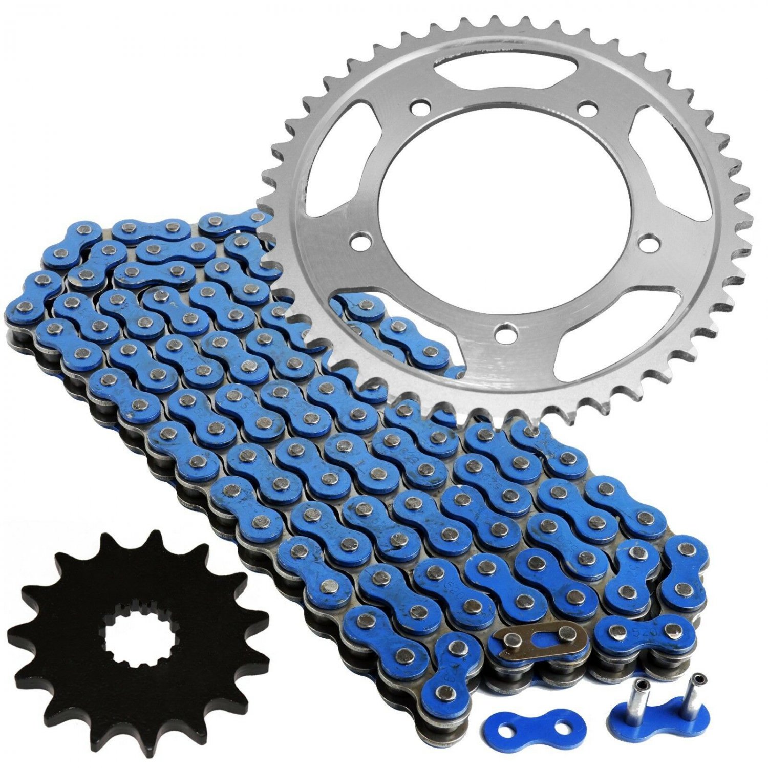 Blue Drive Chain and Sprocket Kit Fits SUZUKI GSX-R600 2001-2005