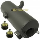 BLACK EXHAUST MUFFLER SILENCER Fits POLARIS SPORTSMAN 800 6X6 FOREST 2012-2015