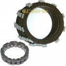CLUTCH FRICTION PLATES & BEARING Fits HONDA TRX420FE RANCHER 420 ES 4x4 2007 08