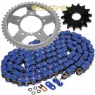 Blue O-Ring Drive Chain & Sprocket Kit Fits SUZUKI GSX600F Katana 600 1989-1991