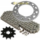 Drive Chain & Sprockets Kit Fits YAMAHA YZ100 1982 1983 /  YZ125 1984 1985
