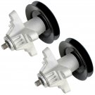 2 SPINDLE ASSEMBLY w/PULLEY FOR MTD RZT-4 RZT-5 GT5426 ZT-22 ZT-50 ZT-L50