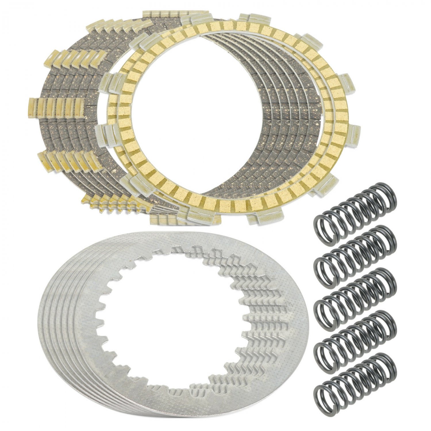CLUTCH FRICTION PLATES KIT Fits YAMAHA SRX600 1986 / XT550 1983 / XT600E 1989-95