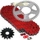 Red O-Ring Drive Chain & Sprockets Kit Fits SUZUKI GSX600F Katana 600F 1998-2006