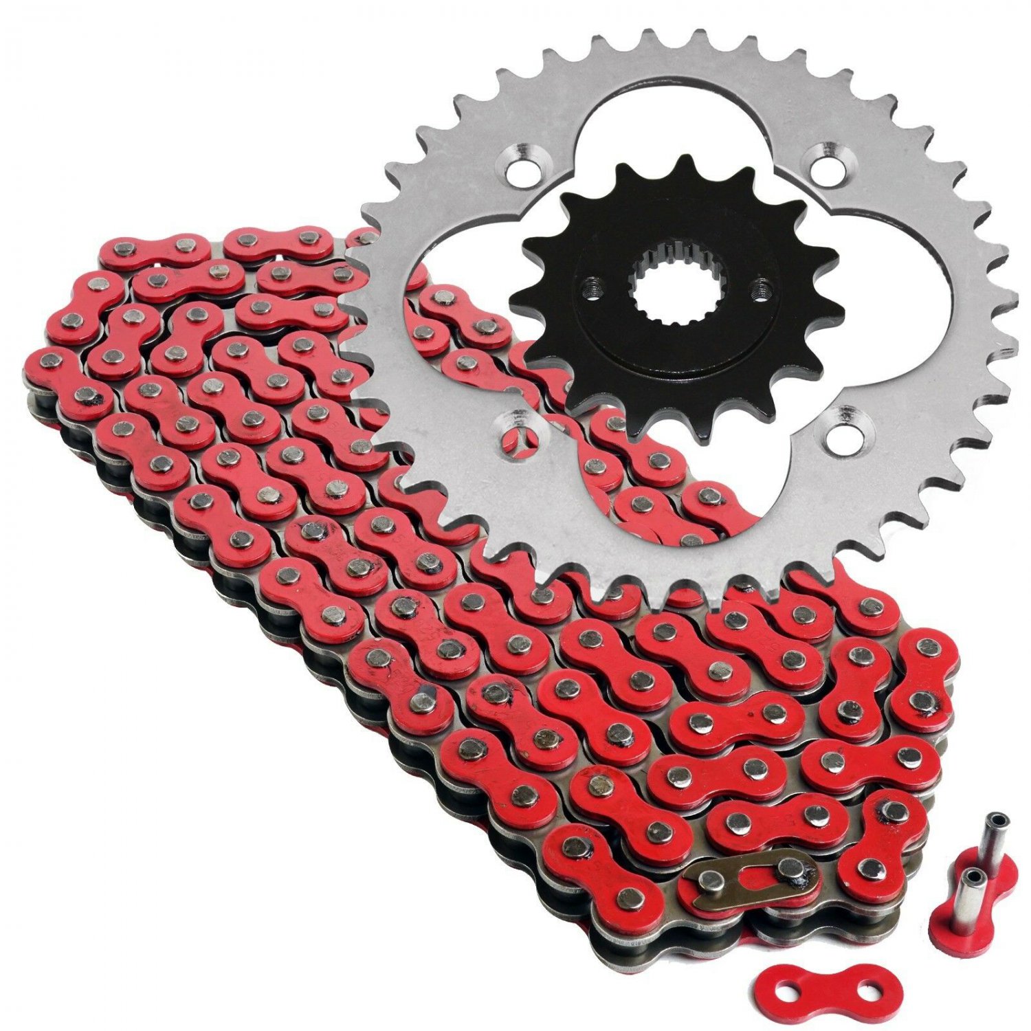 Red Drive Chain and Sprockets Kit Fits HONDA TRX400EX SporTrax 400 2X4 1999-04