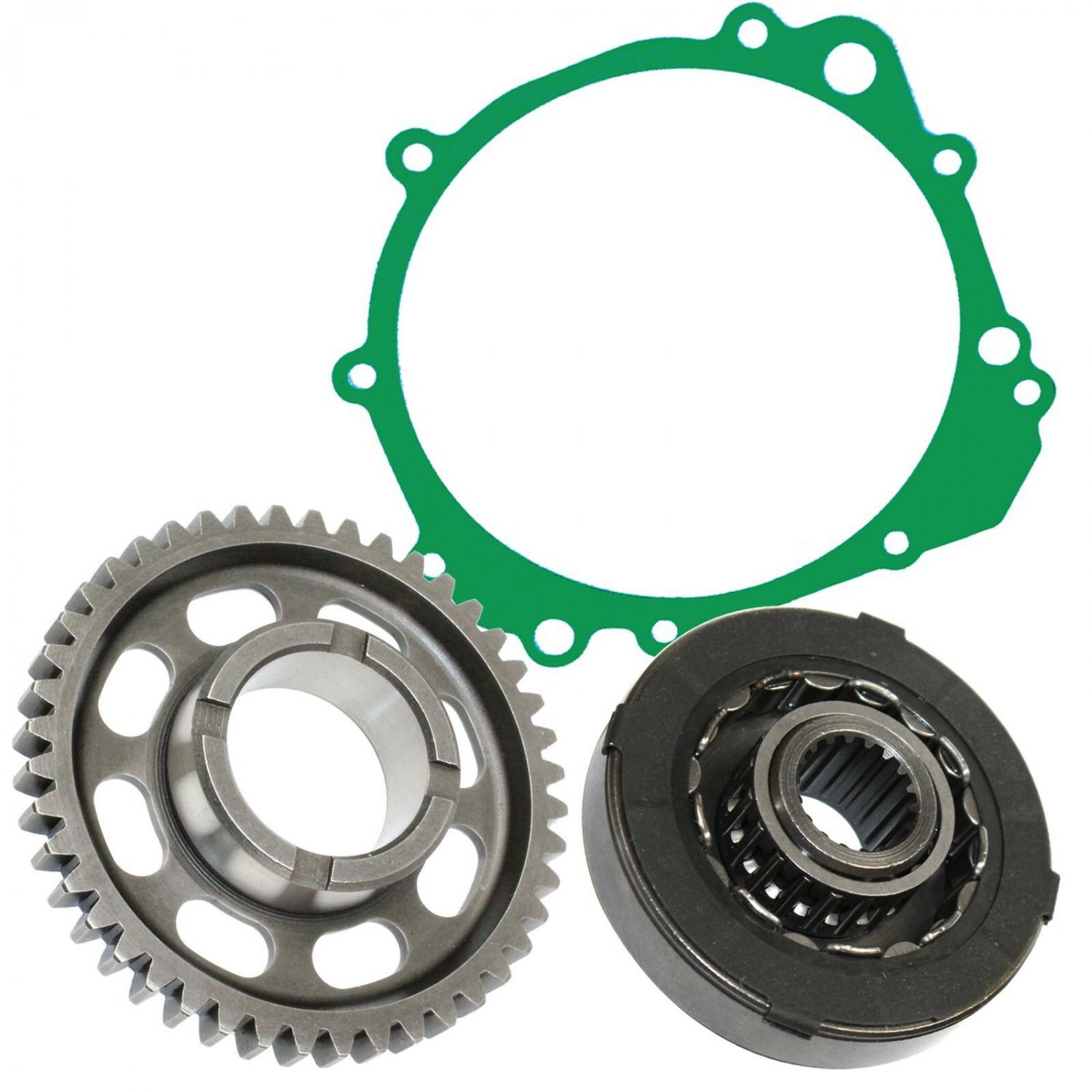STARTER CLUTCH and DRIVEN GEAR w/GASKET FIT Suzuki GSXR750 GSXR 750 1996-1999