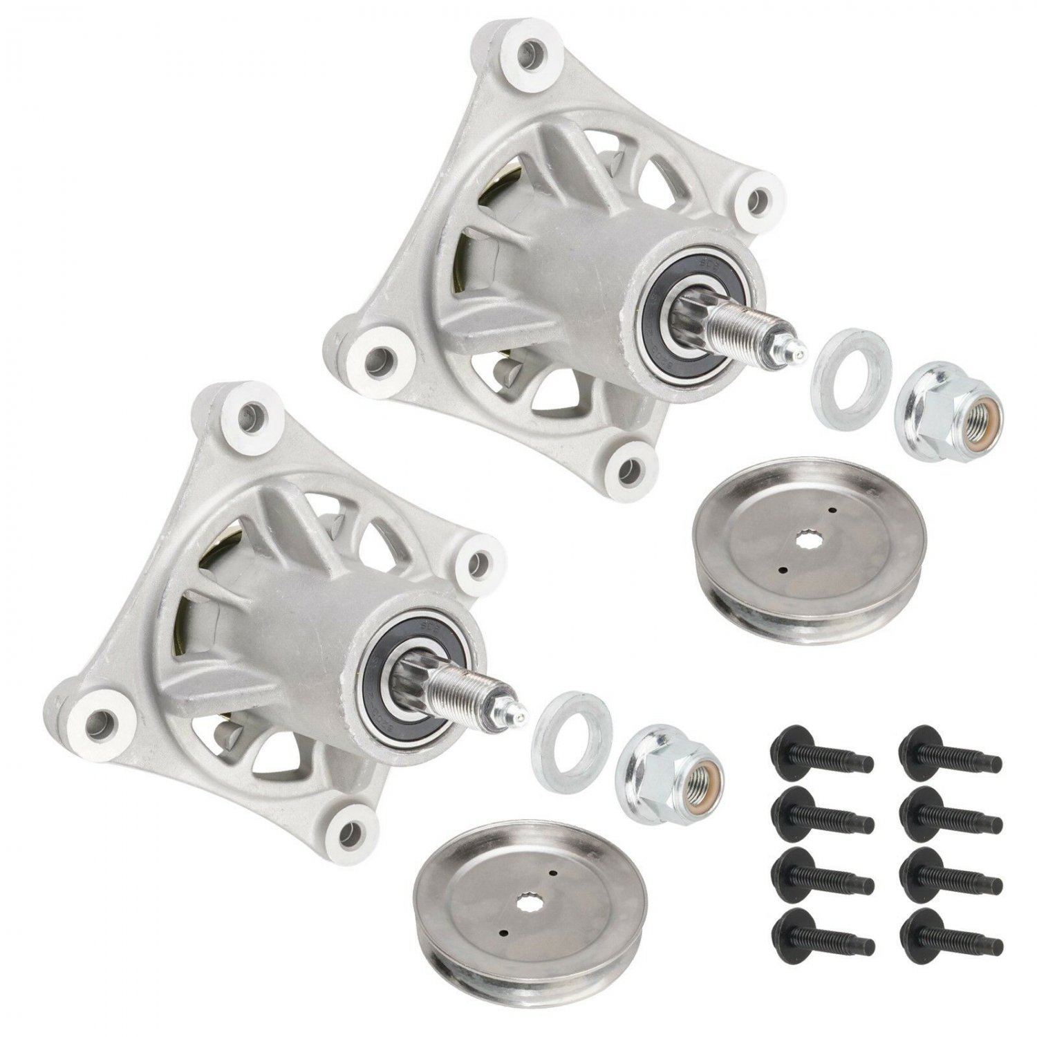 2 SPINDLE ASSEMBLY FITS HUSQVARNA YTH1848 AYP Electrolux 48" deck 2002 and AFTER