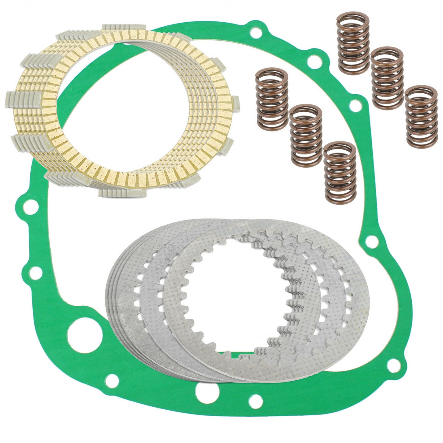 CLUTCH FRICTION PLATES and GASKET KIT Fits KAWASAKI Eliminator 600 ZL600 1986 87