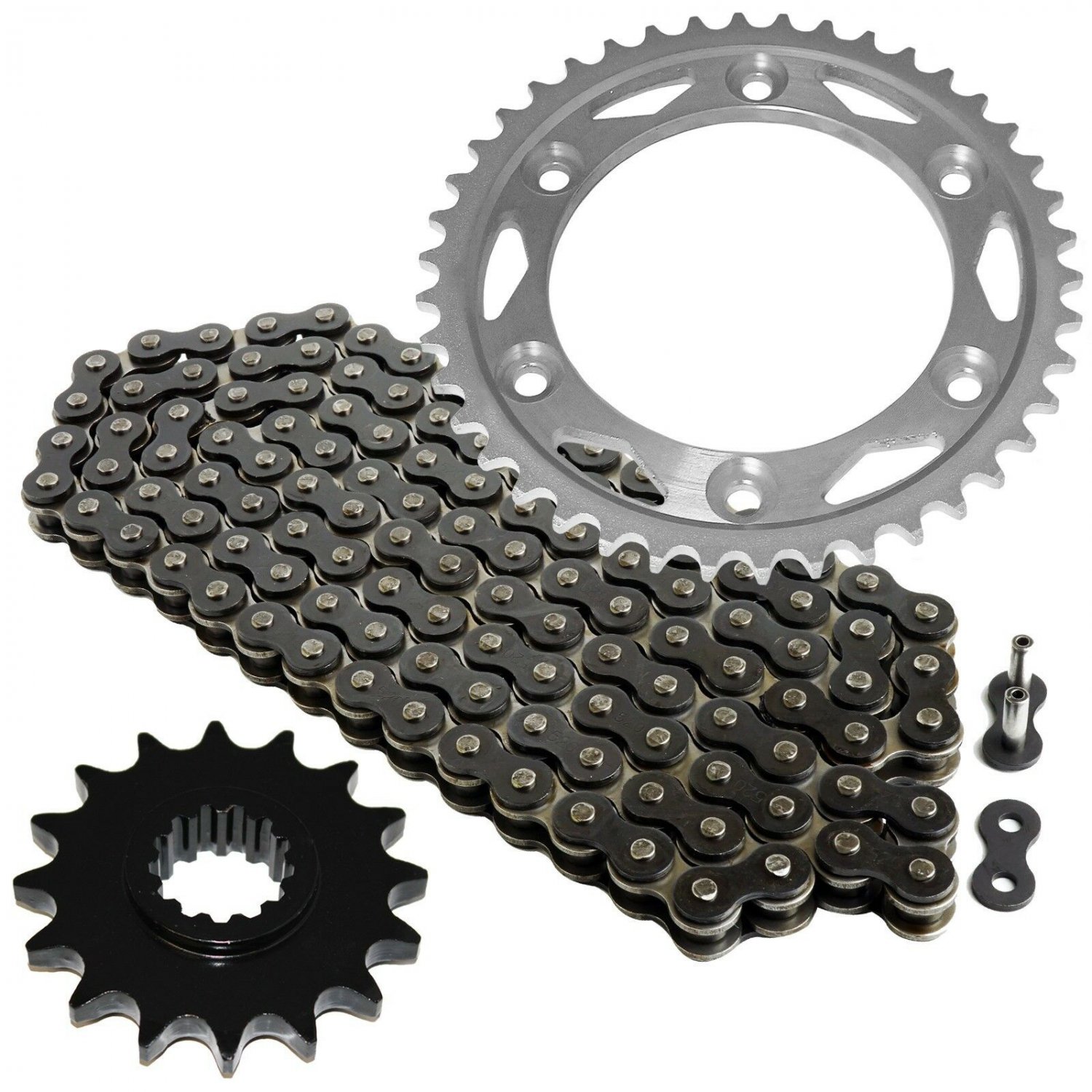 Black Drive Chain and Sprocket Kit Fits HONDA CBR900RR 2000-2003 525-Chain