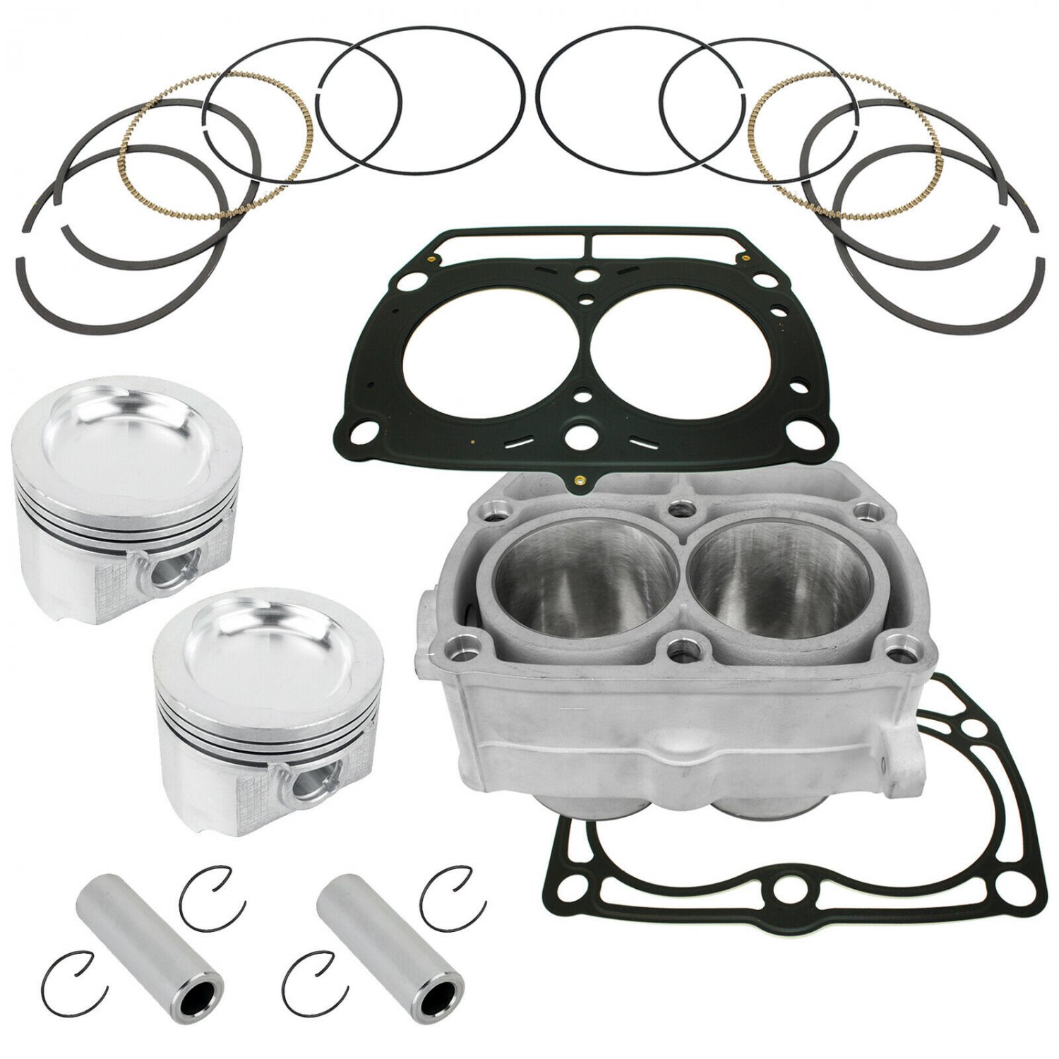 CYLINDER and PISTON RING KIT GASKET FITS Polaris SPORTSMAN X2 800 EFI 2007-2009