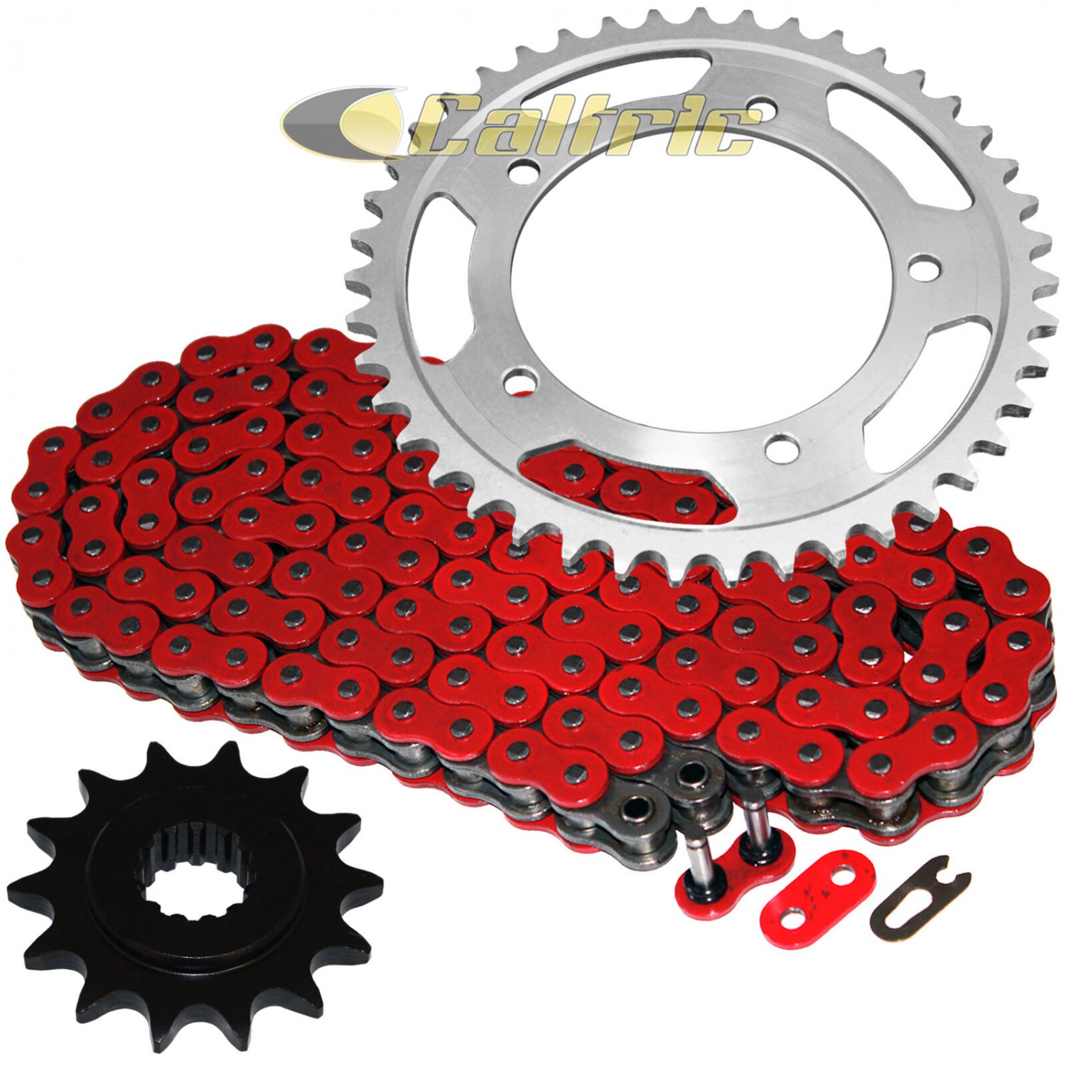 Red O-Ring Drive Chain & Sprockets Kit Fits TRIUMPH TT600 / Speed Four 600