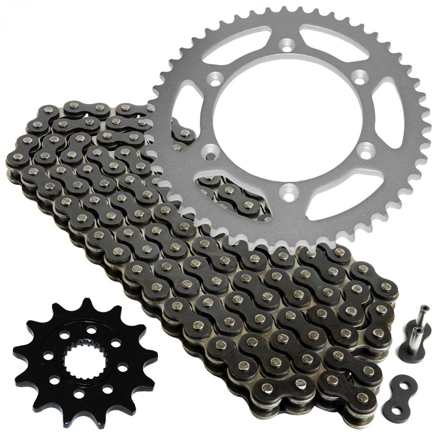 Black Drive Chain and Sprocket Kit Fits YAMAHA YZ250F 2001 2002 2003 2004