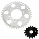 Front & Rear Sprockets Kit Fits KAWASAKI KZ650E LTD 650 1980