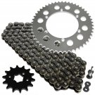 Black Drive Chain and Sprocket Kit Fits KAWASAKI KLX250R 1994 1995 1996