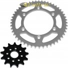 Front & Rear Sprockets Kit Fits YAMAHA YZ250F 2012 2013 2014 2015 2016 2017