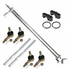 STEERING STEM SHAFT w/ TIE ROD END KIT Fits YAMAHA RAPTOR 125 YFM125R RW 2011-13