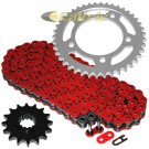 Red O-Ring Drive Chain & Sprockets Fits HONDA CBR900RR Fire Blade SC28 1992-1995