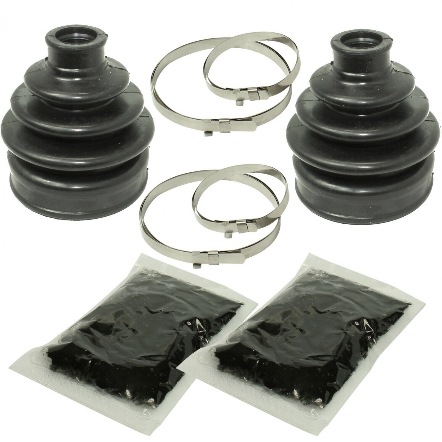 REAR AXLE OUTER and INNER CV BOOT KIT Fits SUZUKI LTA500X KINGQUAD 500 4X4 11-15