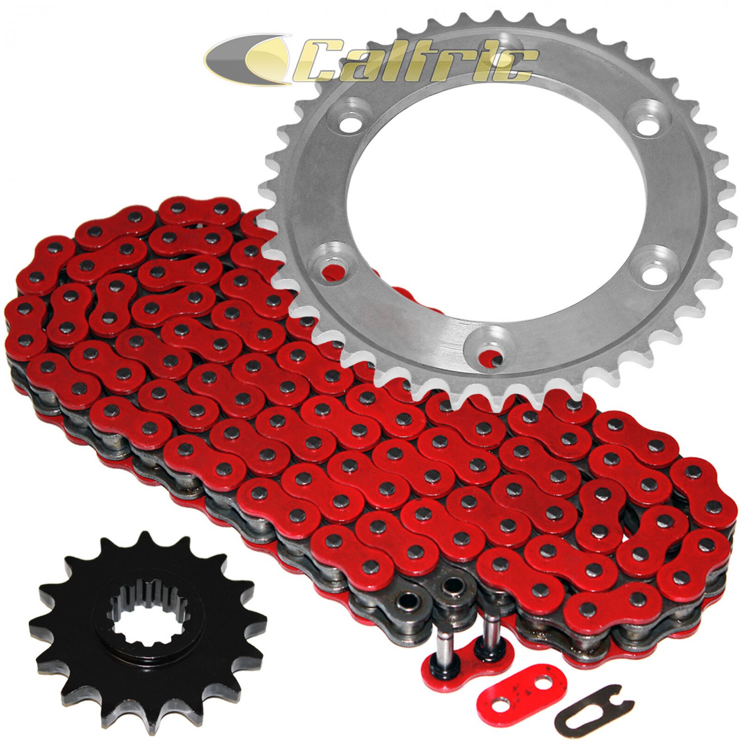 Red O-Ring Drive Chain & Sprockets Kit Fits HONDA RVT1000R RC51 2000-2006