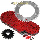 Red O-Ring Drive Chain & Sprockets Kit Fits HONDA RVT1000R RC51 2000-2006