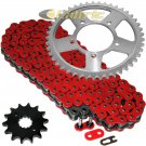 Red O-Ring Drive Chain & Sprockets Kit Fits SUZUKI GSX600F Katana 600 1992-1997