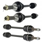 FRONT REAR LEFT RIGHT COMPLETE CV JOINT AXLES Fits POLARIS RANGER XP 700 4X4 08