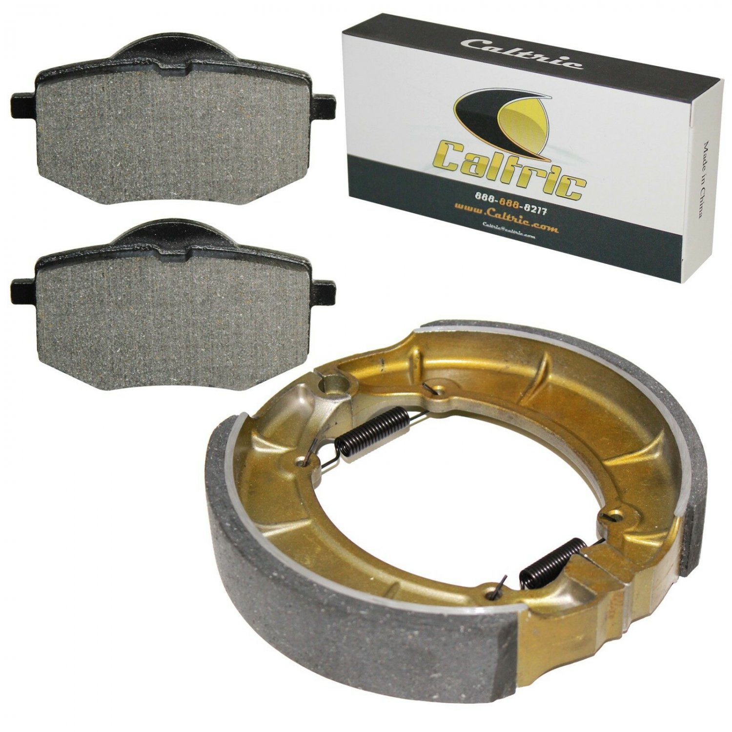 FRONT BRAKE PADS and REAR BRAKE SHOES FIT Yamaha VIRAGO 535 XV535 1987-1994