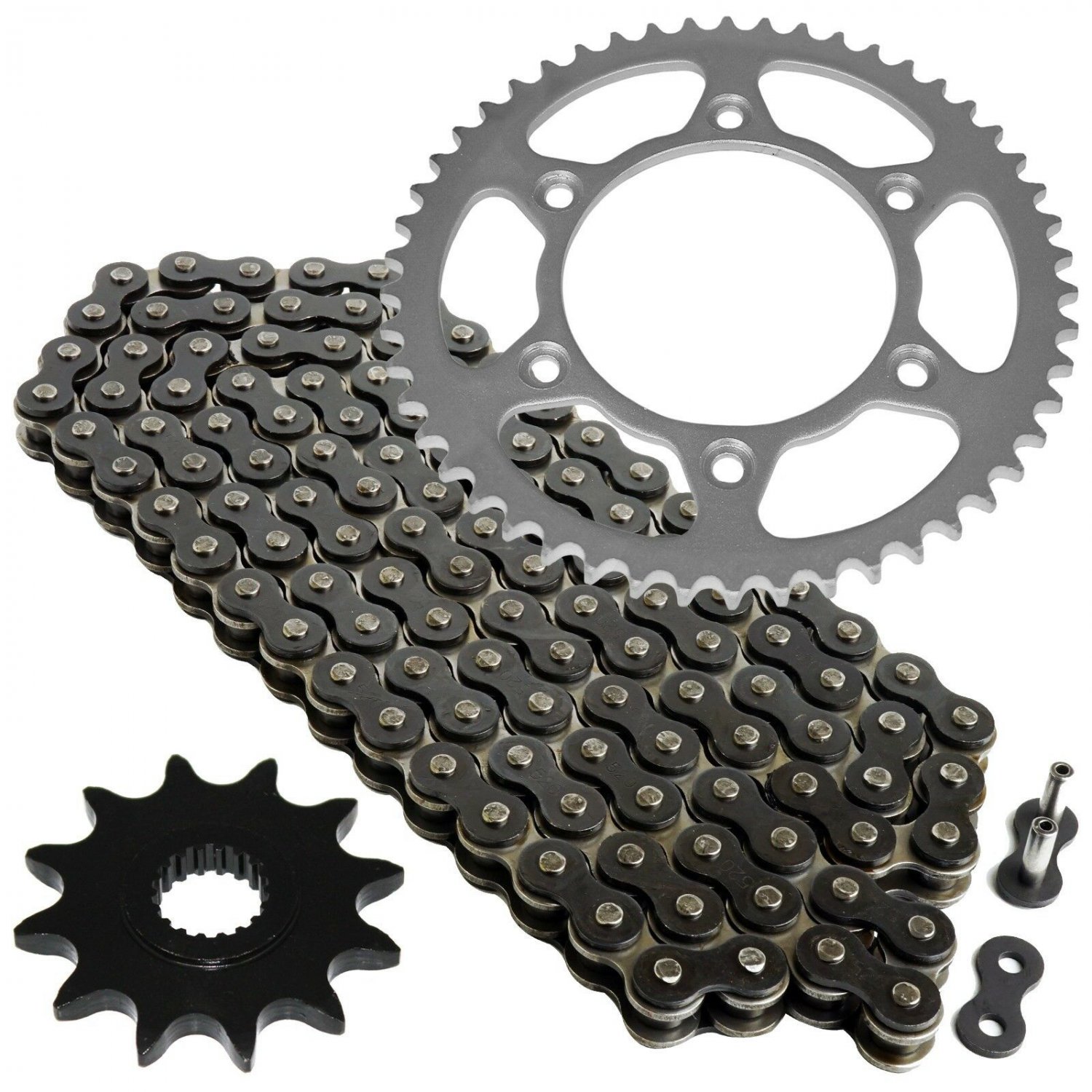 Black Drive Chain and Sprocket Kit Fits SUZUKI RM125 1997 1998 1999 2005