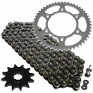 Black Drive Chain and Sprocket Kit Fits SUZUKI RM125 1997 1998 1999 2005