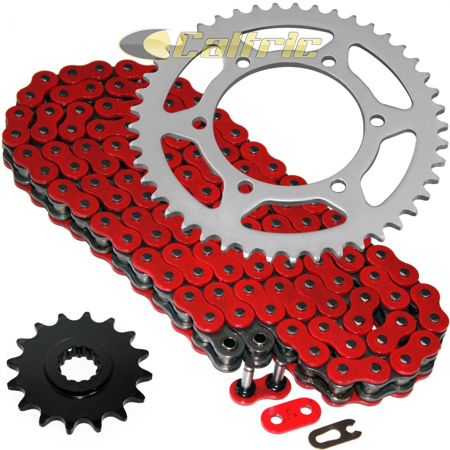 Red O-Ring Drive Chain & Sprockets Kit Fits YAMAHA R6 YZF-R6 2006-2016