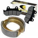 FRONT and REAR BRAKE PADS SHOES FIT Honda CMX450C Rebel 450 1986-1987