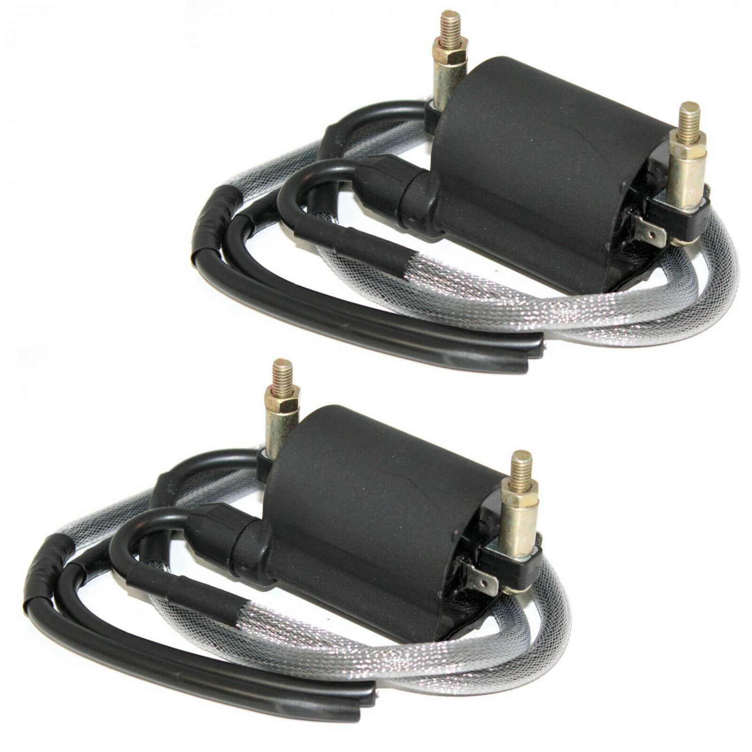 FRONT & REAR IGNITION COILS Fits KAWASAKI VN1500 VULCAN 1500 NOMAD 1999-2001